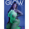 Moonbeam Crotchless Bodystocking - Queen - Neon Green