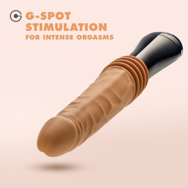 Dr. Skin Silicone - Dr. Arthur - Thrusting Gyrating Vibrating Dildo - Tan