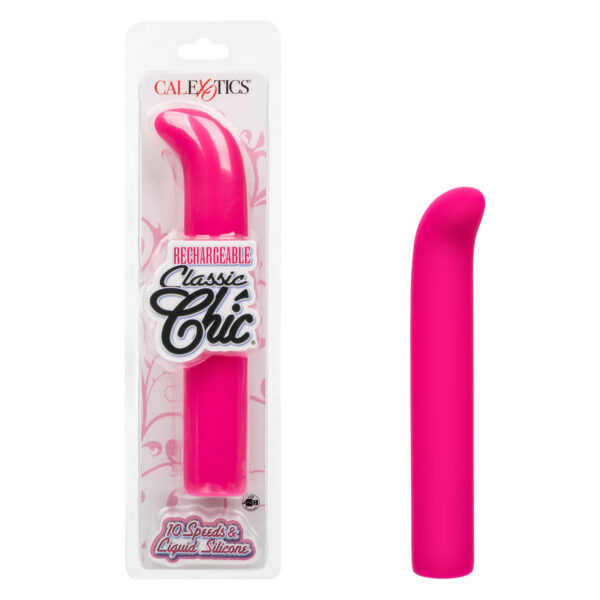 Rechargeable Classic Chic Standard "G" Vibrator - Pink