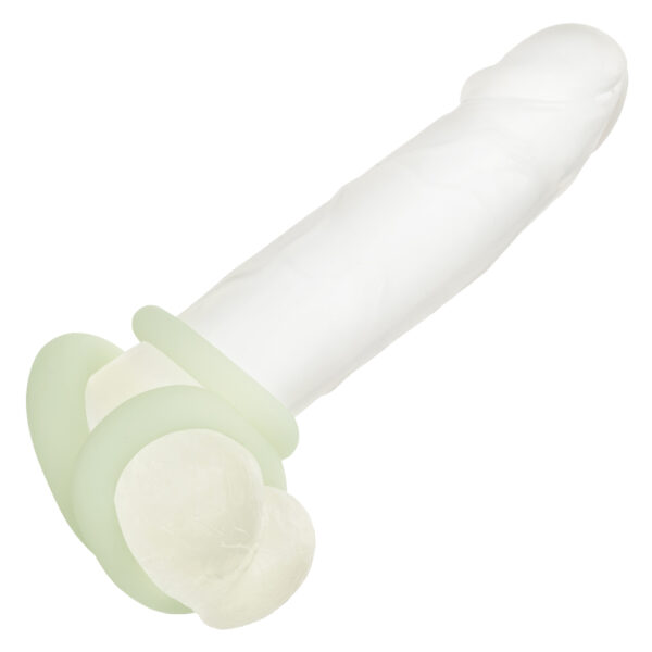 Alpha Glow-in-the-Dark Liquid Silicone 3 Ring Set - White