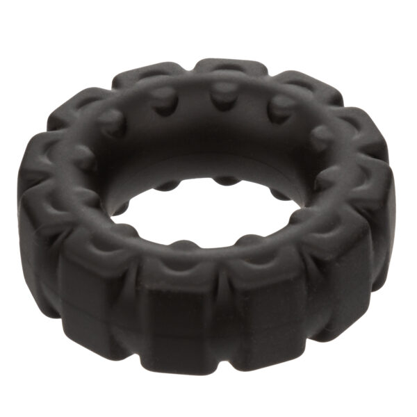 Alpha Liquid Silicone Prolong Tread Ring - Black