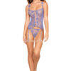 Bustier and G-String - One Size - Lavender Haze
