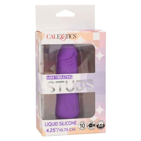 Mini Vibrating Studs - Purple