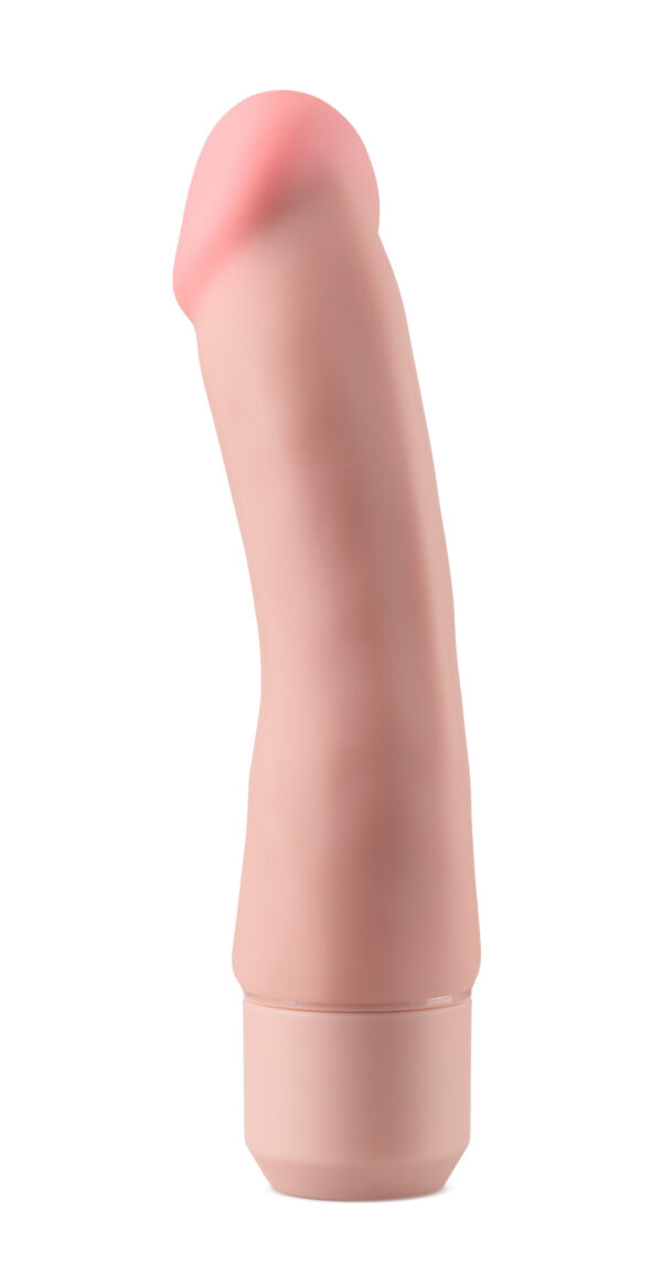 Dr. Skin Silicone  Dr. Steve - 7 Inch Vibrating Dildo - Beige