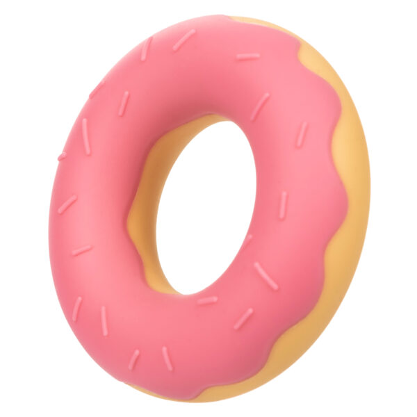 Naughty Bits Dickin Donuts Silicone Donut Cock Ring - Pink