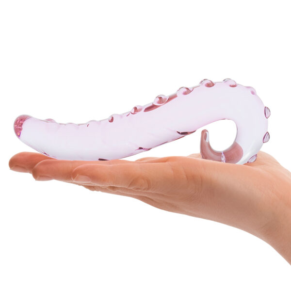 6 Inch Lick-It Glass Dildo