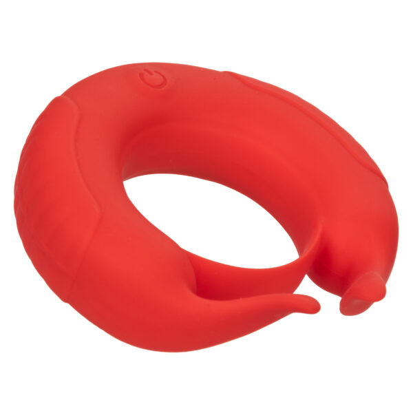 Silicone Rechargeable Taurus Enhancer - Red