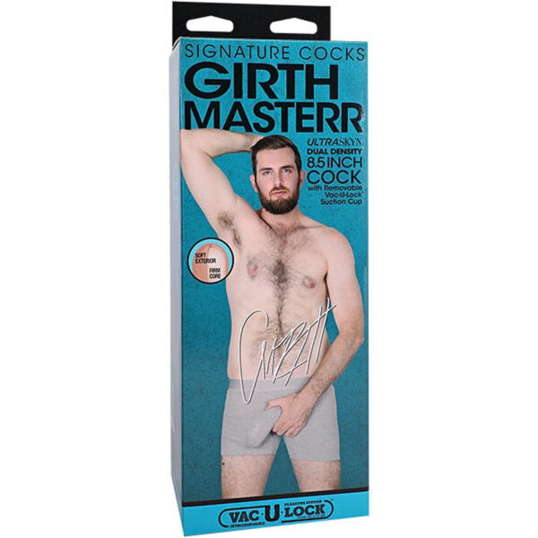 Signature Cocks - Girthmasterr - 8.5" With Removable Vac-U-Lock Suction Cup - Vanilla