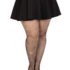 Colby Rhinestone Fishnet Tights - 1x/2x - Black