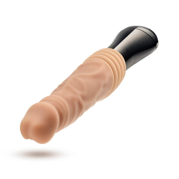 Dr. Skin Silicone - Dr. Knight - Thrusting Gyrating Vibrating Dildo - Beige