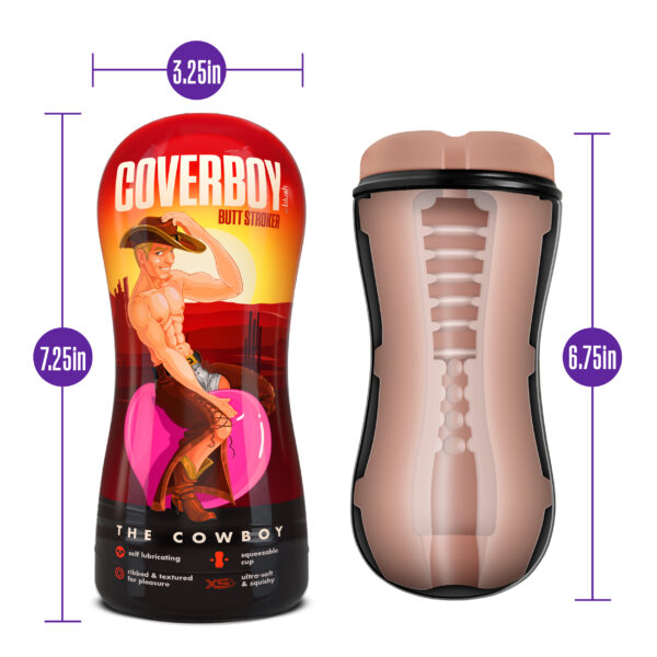 Coverboy - Cowboy - Self Lubricating Stroker - Beige