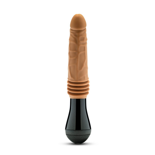 Dr. Skin Silicone - Dr. Arthur - Thrusting Gyrating Vibrating Dildo - Tan