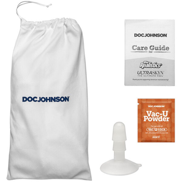 Signature Cocks Dan Damage 10" Cock With Removable Vac-U-Lock Suction Cup - Vanilla