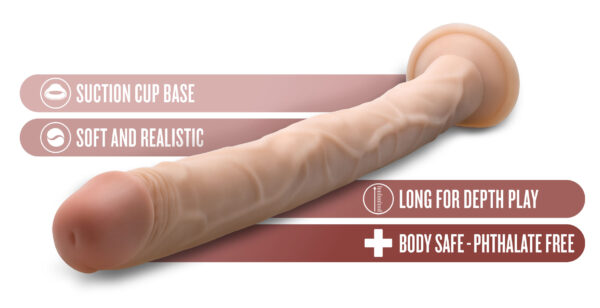 Dr. Skin - 19 Inch Dildo - Beige