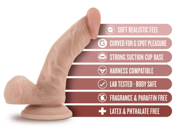 Dr. Skin - Dr. Stephen - 6.5 Inch Dildo With Balls - Beige