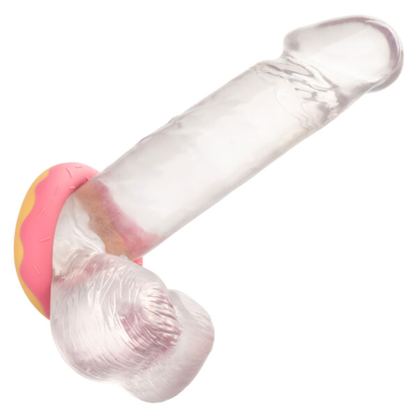 Naughty Bits Dickin Donuts Silicone Donut Cock Ring - Pink