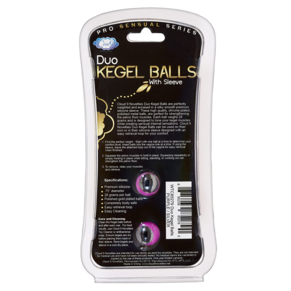 Duo Kegel Balls Purple