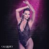 Radiance Deep v Body Suit - One Size - Black