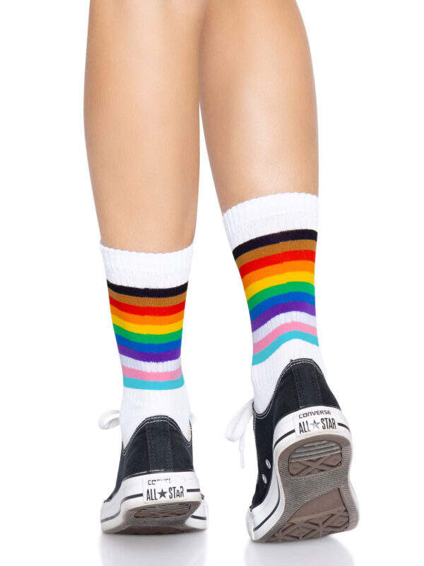 Pride Crew Socks - One Size - Rainbow