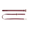 Ouch Halo - Collar With Leash - Burgundy