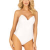 Vinyl Bodysuit - Medium - White