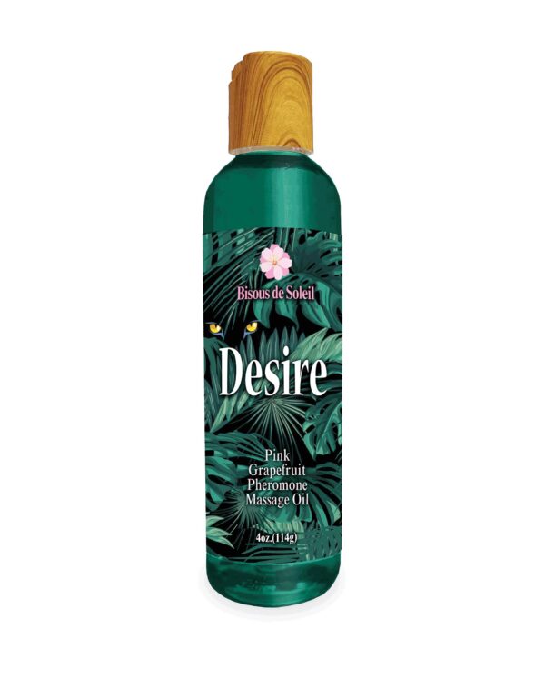 Desire Pheromone Massage Oil 4 Oz - Pink Grapefruit