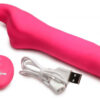 Mighty-Thrust Thrusting and Vibrating Strapless Strap-on With Remote - Pink