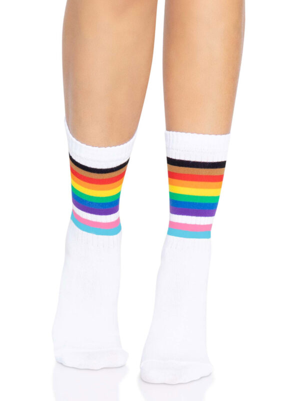 Pride Crew Socks - One Size - Rainbow