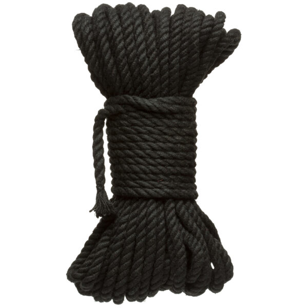 Merci - Bind and Tie - 6mm Hemp Bondage Rope - 50 Feet - Black