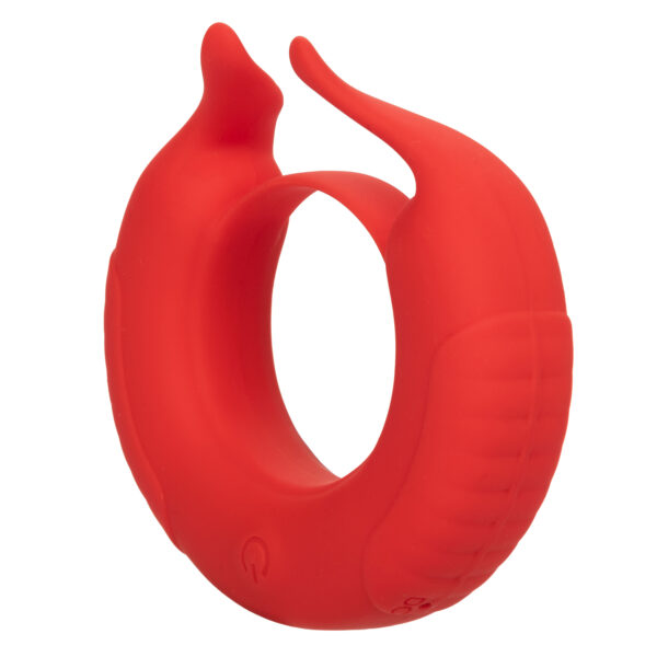 Silicone Rechargeable Taurus Enhancer - Red