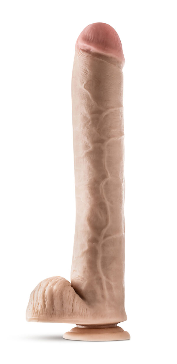 Dr. Skin - Dr. Michael - 14 Inch Dildo With Balls - Beige