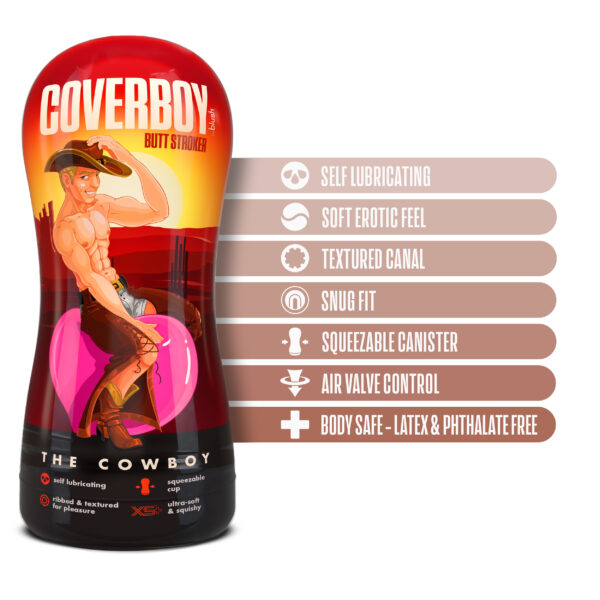 Coverboy - Cowboy - Self Lubricating Stroker - Beige