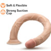 Dr. Skin - 19 Inch Dildo - Beige