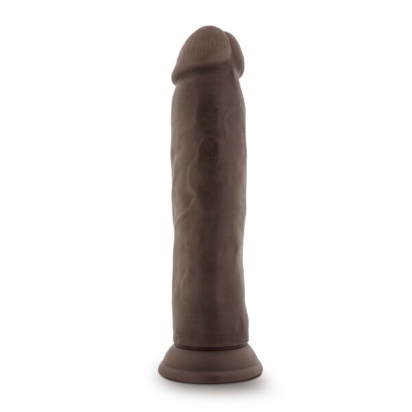 Dr. Skin Plus - 9 Inch Posable Thick Dildo - Chocolate