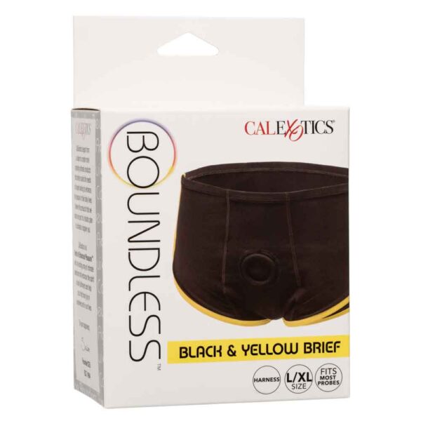 Boundless Black and Yellow Brief - Large/xlarge - Black/yellow