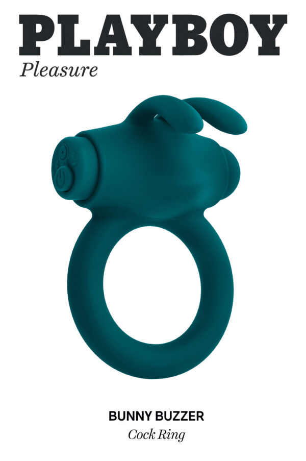 Playboy Pleasure - Bunny Buzzer - Cock Ring - Deep Teal