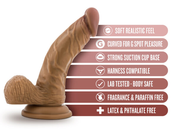 Dr. Skin - Dr. Stephen - 6.5 Inch Dildo With Balls - Tan