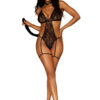Frisky Kitty - One Size - Black