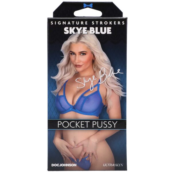 Signature Strokers - Skye Blue - Ultraskyn Pocket Pussy - Vanilla