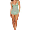 Babydoll and G-String - One Size - Seafoam