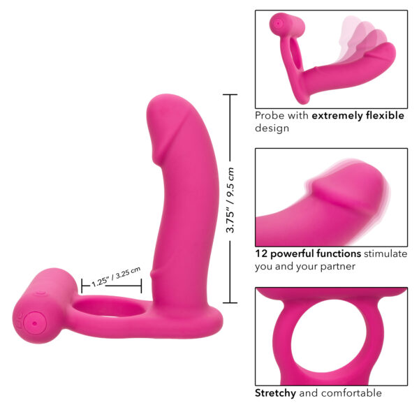 Silicone Rechargeable Double Diver - Pink