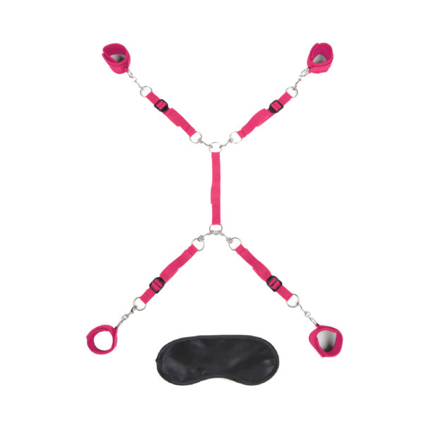 7 Pc Bed Spreader - Hot Pink