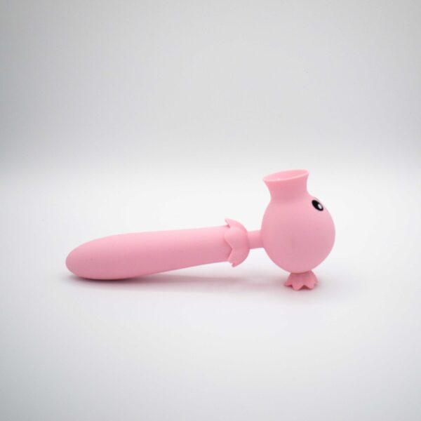 Lick n' Stick Clit Flicker and G-Spot Vibrator - Pink