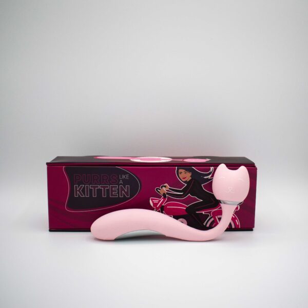 Purrs Like a Kitten Wand Vibrator - Pink