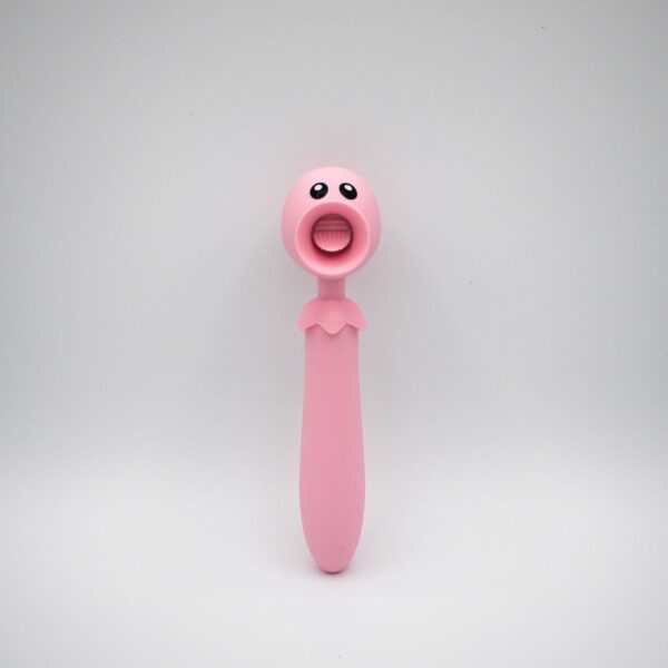 Lick n' Stick Clit Flicker and G-Spot Vibrator - Pink