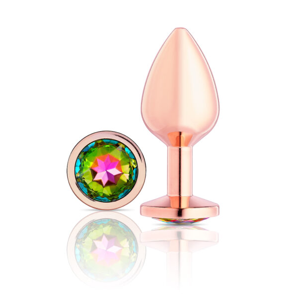 Cloud 9 Novelties Gems Rosy Gold Anal Plug - Medium