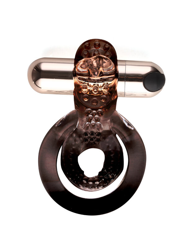 Jayden Vibrating Erection Enhancer Ring - Rose Gold