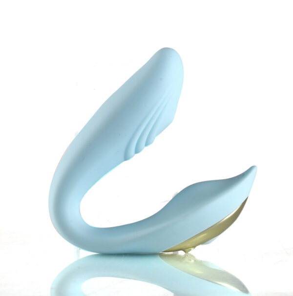 Harmonie Rechargeable Remote Silicone Bendable Vibrator - Teal